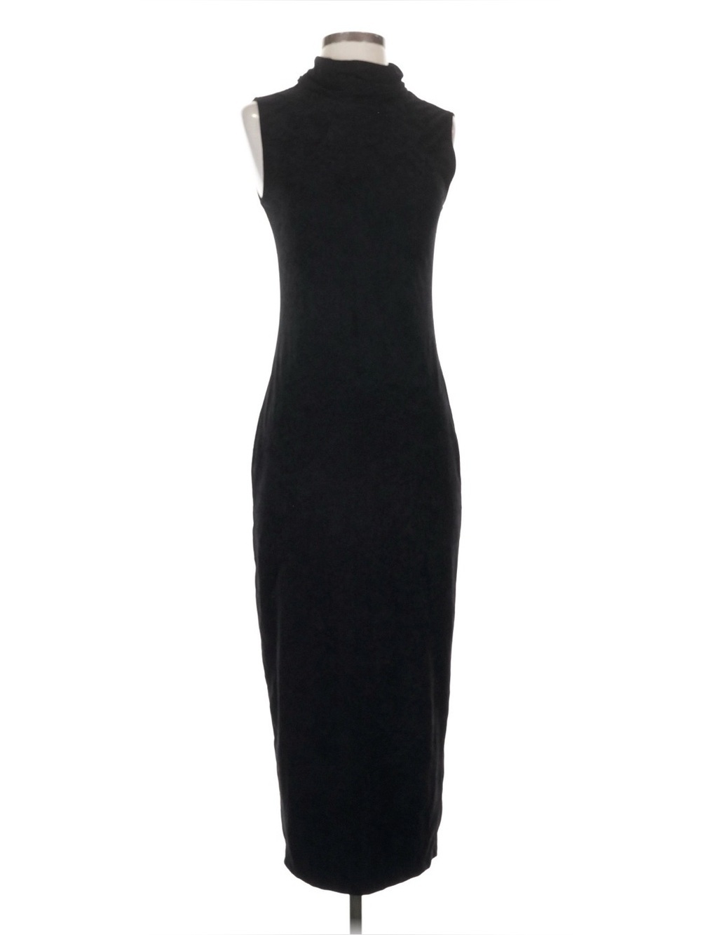 James Perse Velour Mock Neck Dress Women’s Size 2 (Medium) Feminine Romantic